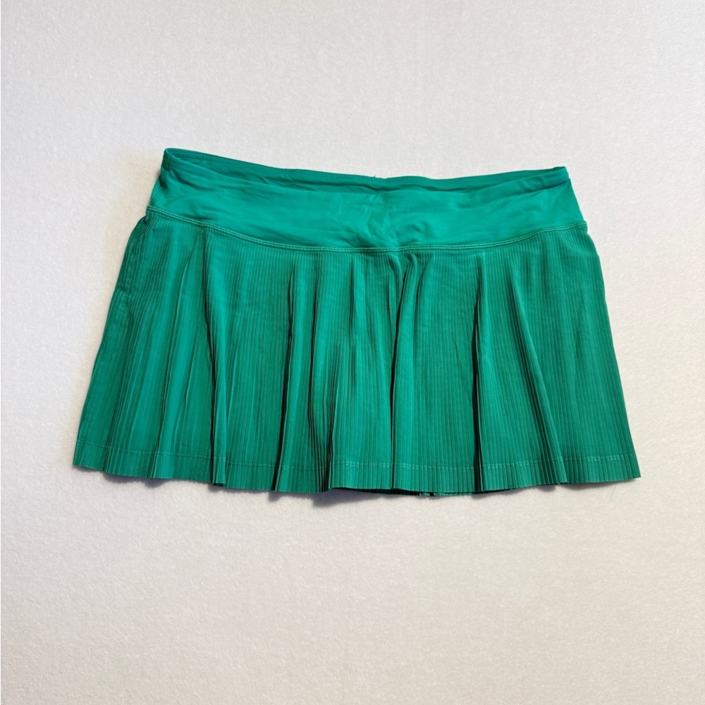 Lululemon Athletica Green Pleated Skort Size 12